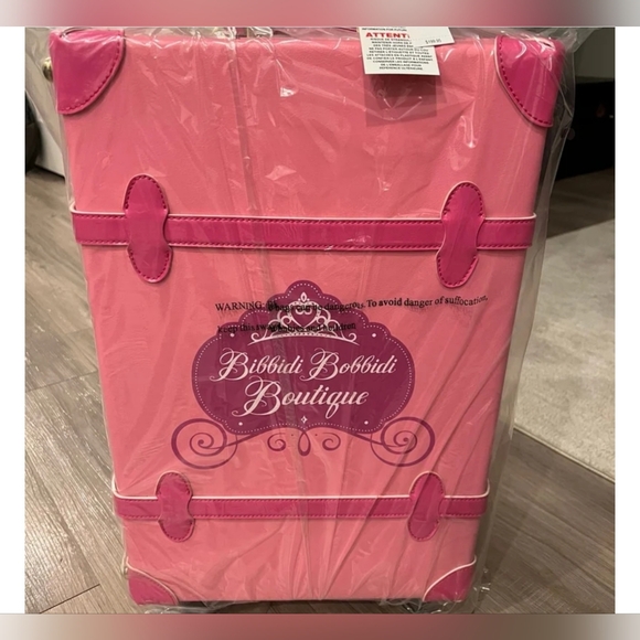 LAST ONE! NWT Bibbidi Bobbidi Boutique Disney World Parks Luggage Trunk PINK - Picture 8 of 13